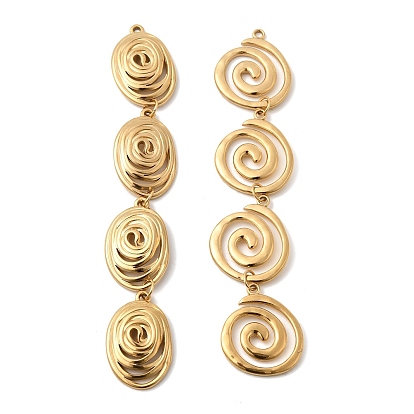 304 из нержавеющей стали большие кулоны, золотые