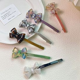 Chic Vine Hair Clip for Women - Elegant, Butterfly Bow, Spring Clip.