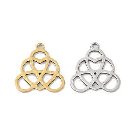 201 подвески из нержавеющей стали, сердце прелести