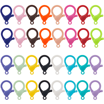 128 шт 16 цвета пластиковые застежки-клешни омара