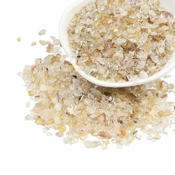 Нагретые бусины из натурального цитрина, бусины без отверстий , чип