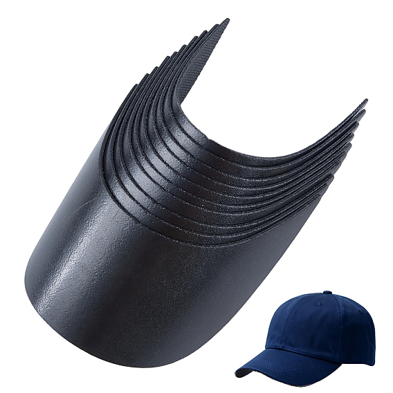 10шт. пластиковая доска для полей шляпы с козырьком, спортивная кепка, солнцезащитный козырек шляпа