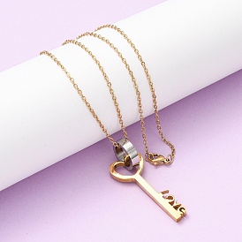 304 Женские подвески-ключи из нержавеющей стали