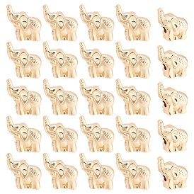 30 бусины из сплава шт., долговечный, слон