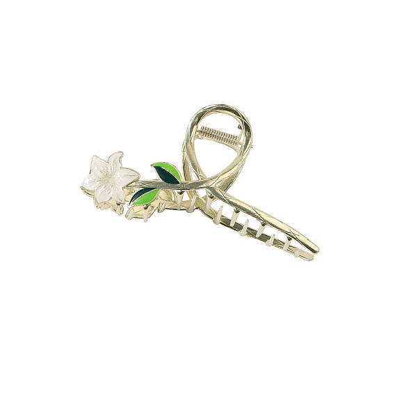 Набор заколок для волос в виде тюльпанов, Минималистичный металлический зажим в форме акулы для женских причесок