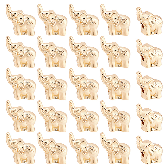 30 бусины из сплава шт., долговечный, слон