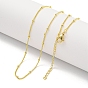 Round Brass Curb Chain Necklaces for Women