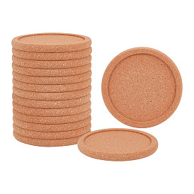 Cork Cup Mat, Flat Round