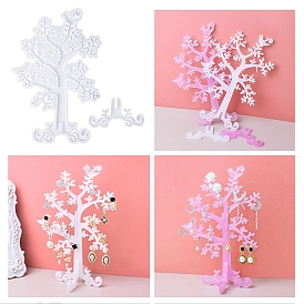 Tree Shape Jewerly Display Stand Silicone Molds, Resin Casting Molds, for UV Resin, Epoxy Resin Craft Making