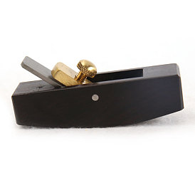 Sandalwood working Hand Plane Planer, with Steel Blade and Brass Findings, for Trimming, Wood Craft Hand Tool