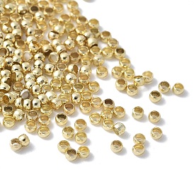Brass Beads, Rack Plating, Cadmium Free & Lead Free, Long-Lasting Plated, Round
