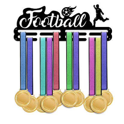 Модная железная вешалка для медалей, настенная стойка для дисплея, с винтами