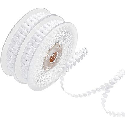 Лента из полиэстера в форме сердца, аксессуары для одежды