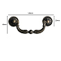Embossed Alloy Drawer Bail Pulls, Swing Dresser Handle, Cabinet Pulls Handles for Drawer, Doorknob Accessories