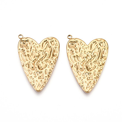 304 подвески из нержавеющей стали, ионное покрытие (ip), , сердце прелести