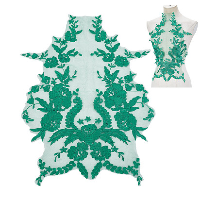 Полиэстеровые цветочные воротники, аксессуары для одежды diy