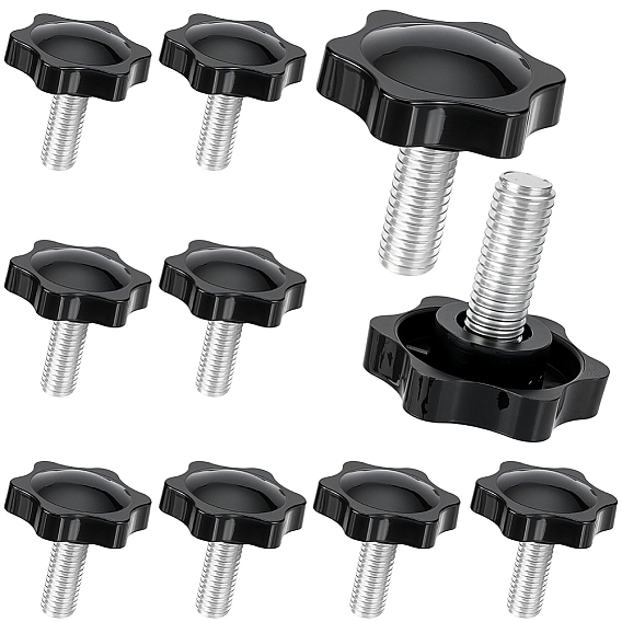 Гайка ручки в форме цветка сливы из полипропиленового пластика и латуни