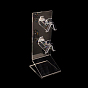 Acrylic Eyeglasses Frame Riser Display Stand, Sunglasses Rack Holder, Two Tiers