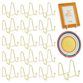 16шт. железные подставки-мольберты для фоторамок, художественные тарелки