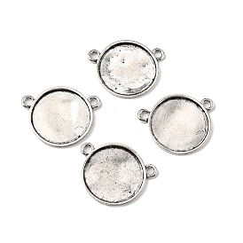 Плоские круглые сплавные коннекторы кабошоны, Настройки подвески кабошон, без кадмия и без свинца