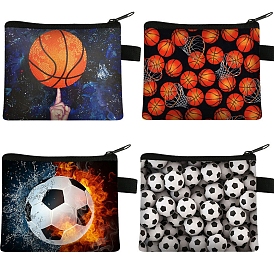 Print Polyester Zip Pouches, Wallets for Children