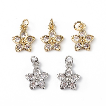 Латунь с микропокрытием, без свинца и без кадмия, долговечный, цветочный шарм, с целью перехода в кольце