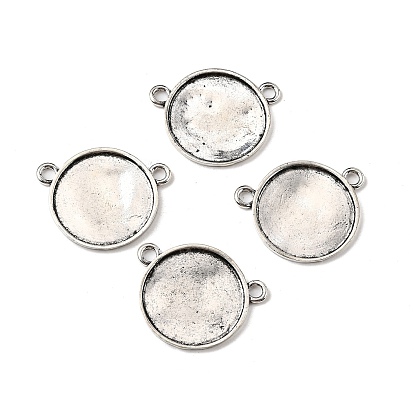 Плоские круглые сплавные коннекторы кабошоны, Настройки подвески кабошон, без кадмия и без свинца