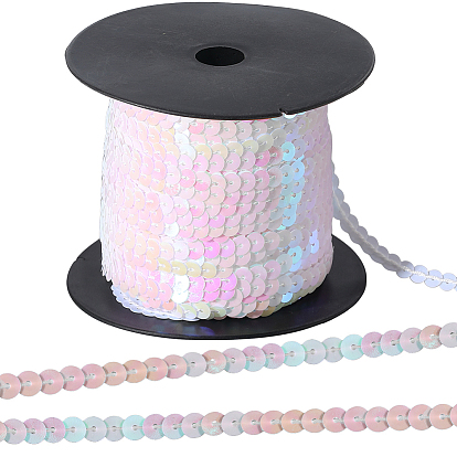 1 рулоны пластиковых пайеток/цепочек из пайеток, AB цвет