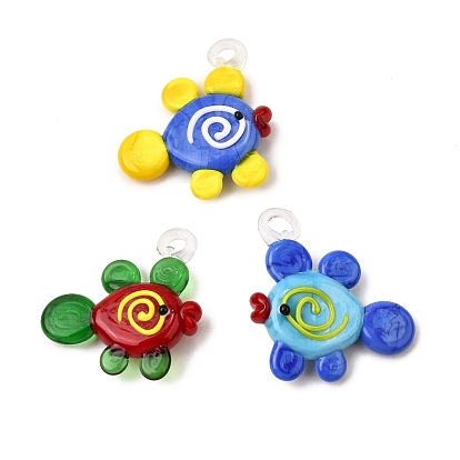 Подвески лэмпворк ручной работы, рыба