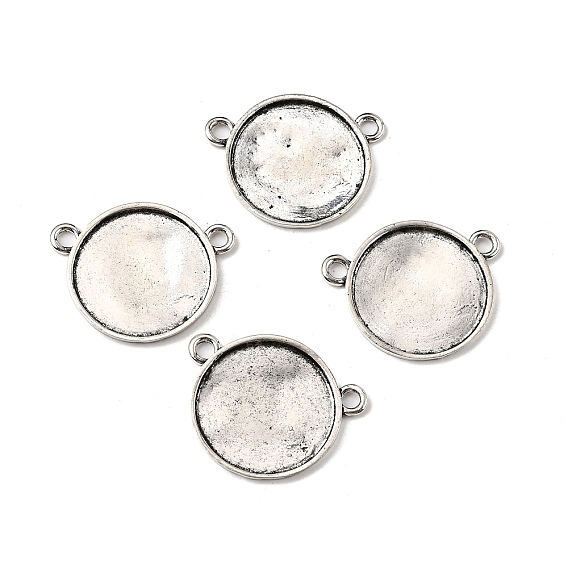 Плоские круглые сплавные коннекторы кабошоны, Настройки подвески кабошон, без кадмия и без свинца