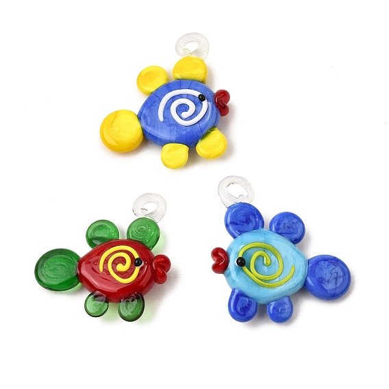 Подвески лэмпворк ручной работы, рыба