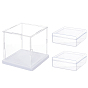 Transparent Acrylic & Plastic Display Box, for DIY Display, Toy Storage Box