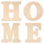 Letter Unfinished Wood Blank Cutouts, for DIY Crafts, Wedding, Home Decoration and Paint