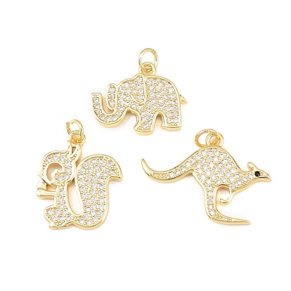 Латунные микро проложить кубического циркония подвески, долговечный, стойки покрытие, без свинца и без кадмия, с целью перехода в кольце, реальный 18 k позолоченный