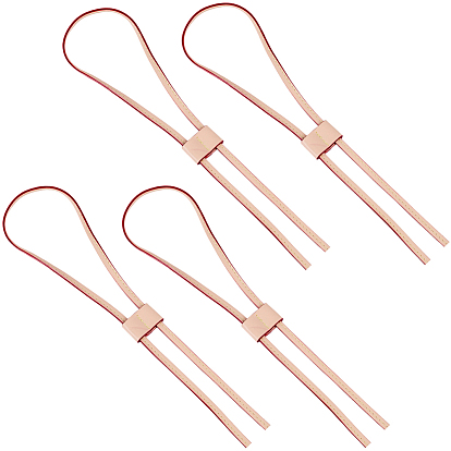 4Шнурки из искусственной кожи для сумки-ведра, для аксессуаров для замены сумок