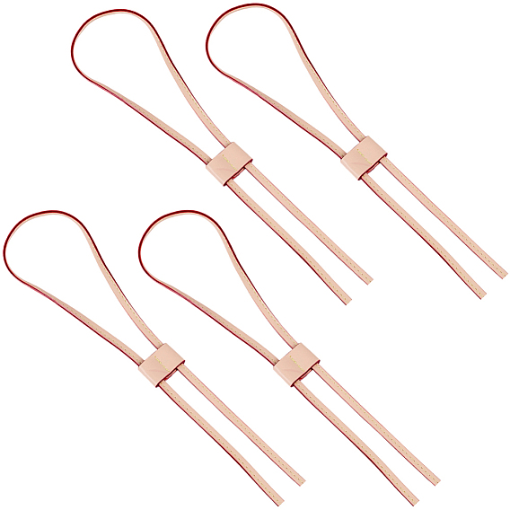 4Шнурки из искусственной кожи для сумки-ведра, для аксессуаров для замены сумок