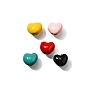 S925 бусины из стерлингового серебра, с эмалью, сердце