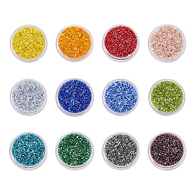 BENECREAT MGB Matsuno Glass Beads, Japanese Seed Beads, Silver Lined Round Hole Glass Seed Beads, Two Cut, Hexagon