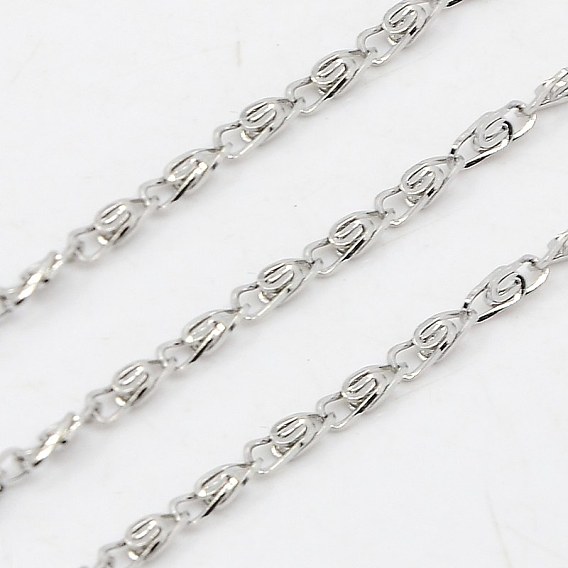 304 Stainless Steel Lumachina Chains, Snail Chain, Decorative Chains, Unwelded