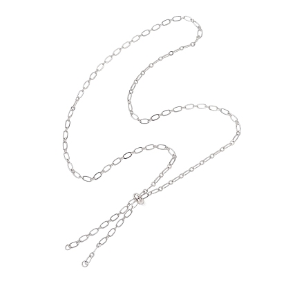 Изготовление ожерелий-слайдеров из латунной цепочки Фигаро