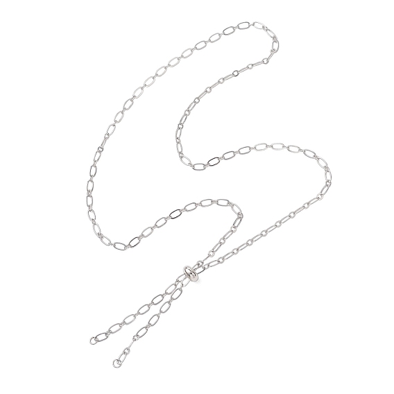 Изготовление ожерелий-слайдеров из латунной цепочки Фигаро