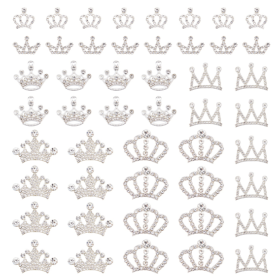 48 шт. 6 стили наборы для изготовления ювелирных изделий «сделай сам», включая кабошоны и подвески из сплава горного хрусталя, корона