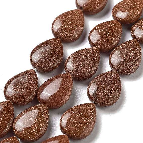 Синтетические голдстоуновские бисер пряди, квартира слеза