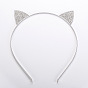 Cute Cat Ear Headband with Rhinestones for Women and Girls