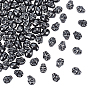 Electroplated Non-magnetic Hematite Beads Strands, Skull