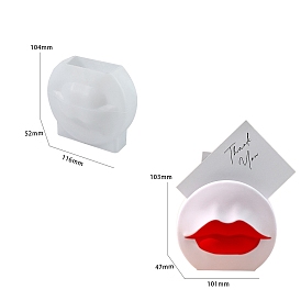 Lip Display Decoration Silicone Mold, Resin Casting Molds, for UV Resin, Epoxy Resin Craft Making