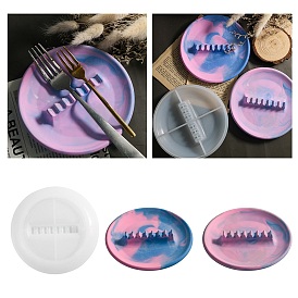 DIY Silicone Molds, Resin Casting Molds, For UV Resin, Epoxy Resin Jewelry Making, Flat Round