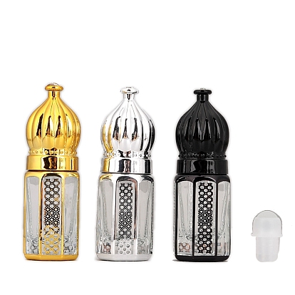 Стеклянные бутылки с роликовыми шариками, многоразовая бутылка эфирного масла, для личной гигиены