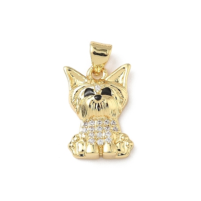 Латунные микро проложить кубического циркония подвески, бульдог, без кадмия и без свинца