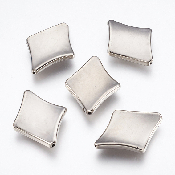 CCB Plastic Beads, Rhombus